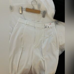 Uniqlo M pleated wide pants